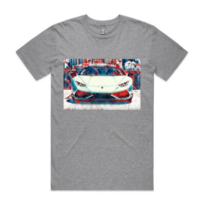 Lamborghini Huracan front Staple Crew Tee (Premium) Thumbnail