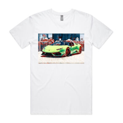 Lamborghini Huracan side Staple Crew Tee (Premium) Thumbnail